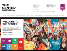 Tablet Screenshot of gaycenter.org